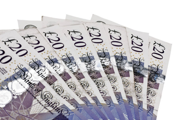 Image of £20 notes as illustration for blog post 'Fourth Self Employed Income Support Scheme (SEISS) Grant'