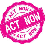Image of Pink stamp saying 'Act Now' as illustration for blog post 'Recovery Loan Scheme - don't miss out!'