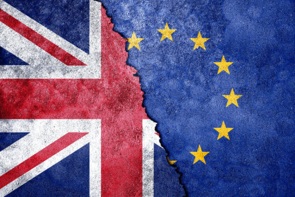 Image of EU and UK flags as image for blog post'No-deal Brexit could cost us £30bn, says OBR'