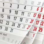 Image of a calendar as illustration for blog post 'Budget Date set for 27th October'.