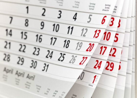 Image of a calendar as illustration for Blog Post 'Key dates for the Furlough Scheme!'