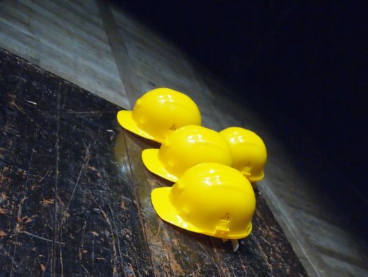Image of yellow hard hats as illustration for Blog Post 'VAT rules are changing for the Construction Industry'