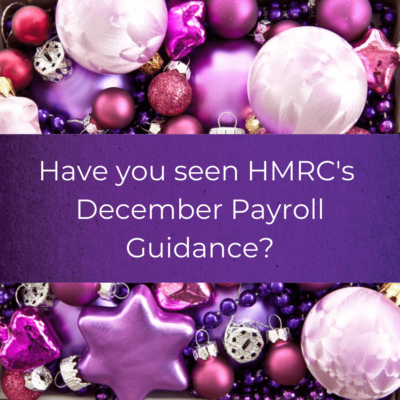 Image of Christmas baubles as illustration for Blog Post 'December Payroll Guidance from HMRC'