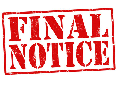 Final Notice image for Late Payments Blog Post