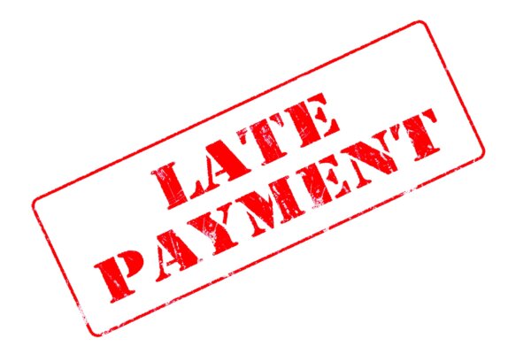 Image of the words 'Late payment' stamped in red ink as illustration for post 'Payment and Cash Flow Review Consultation'.