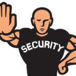Image of security guard as illustration for Blog pOst 'Beware the Scammers!'