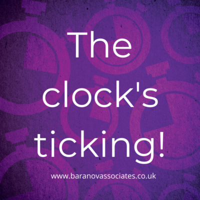 Image warning 'The clock's ticking' as illustration for Blog Post 'Festive Tax Return submissions jump in 2019'