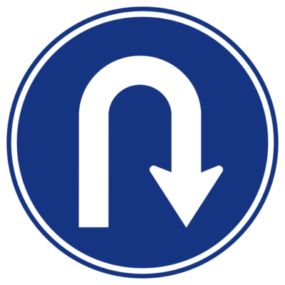 Image of Road sign for 'U-turn' as illustration for Blog Post 'Tax Rate U-turn by Chancellor'