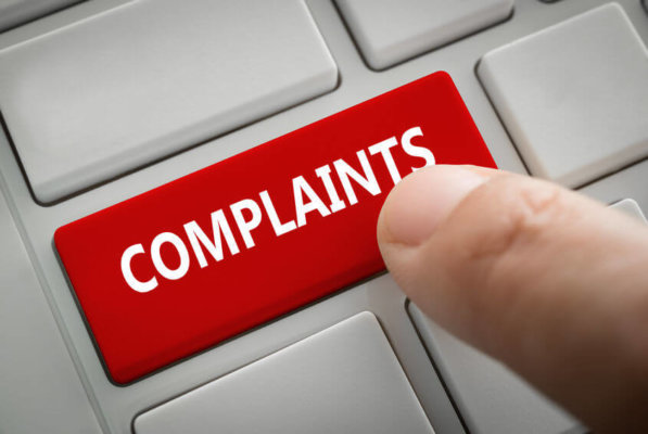 Image of keyboard key saying 'complaints' as image for Blog Post 'Complaints against HMRC to go online'