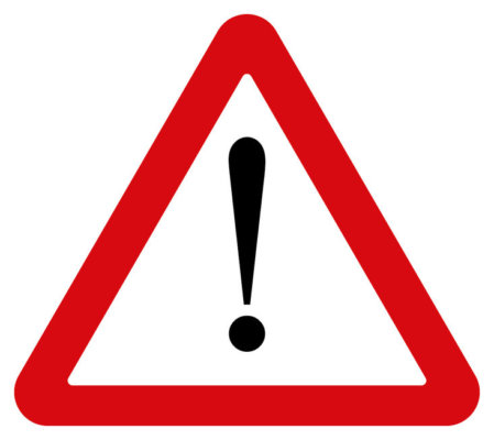 Warning road sign as illustration for post 'Pandemic fraud warning!'